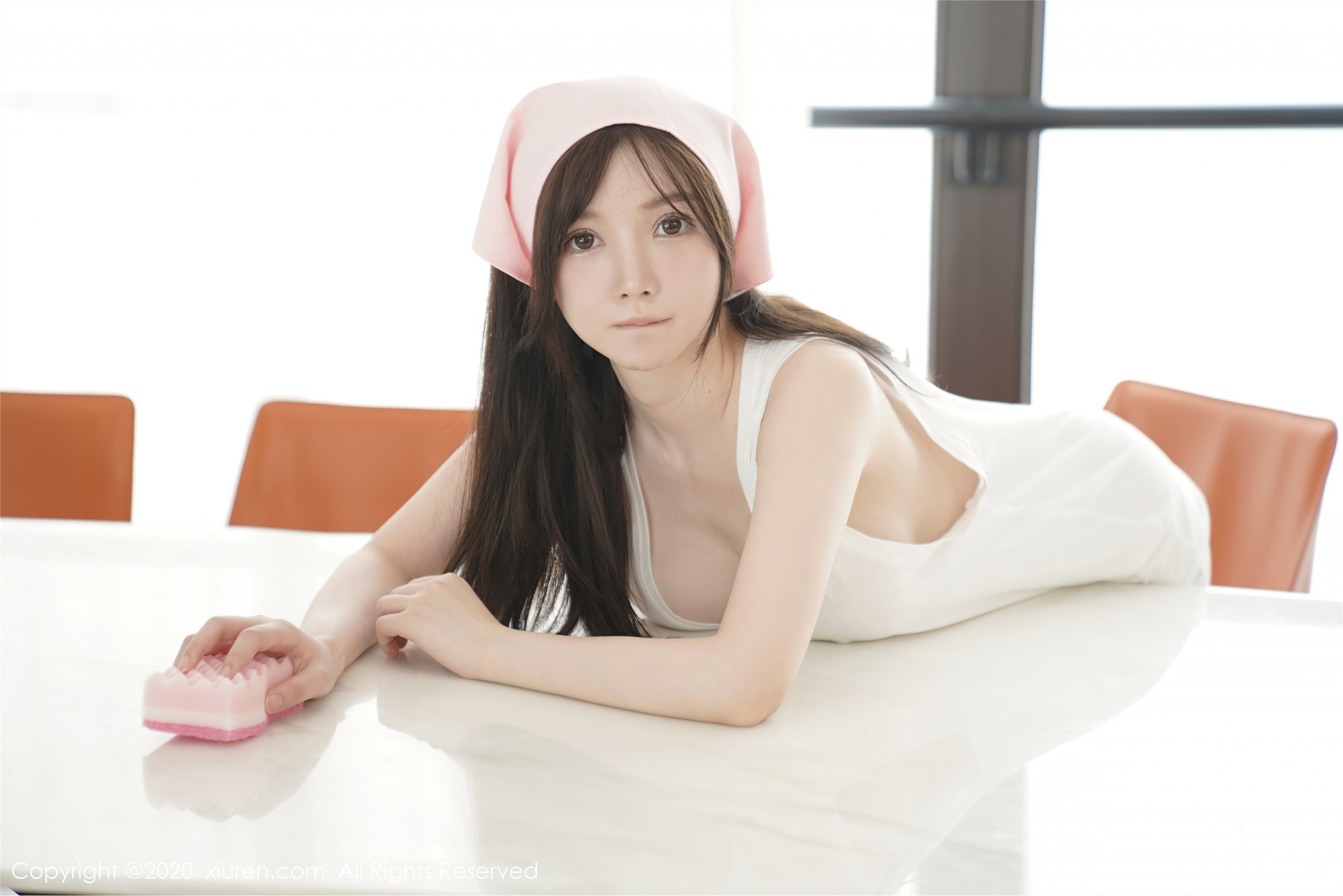 XiuRen秀人网 2020.09.14 No.2557 家政主题诱惑 糯美子mini